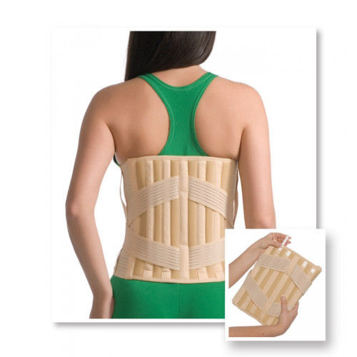 ლუმბოსაკრალური ელასტიური კორსეტი 4 მყარი ჩანართით